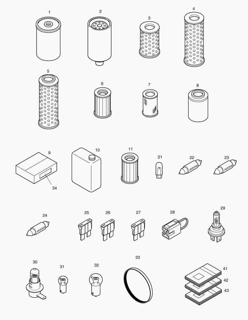 4110 SPARE PARTS