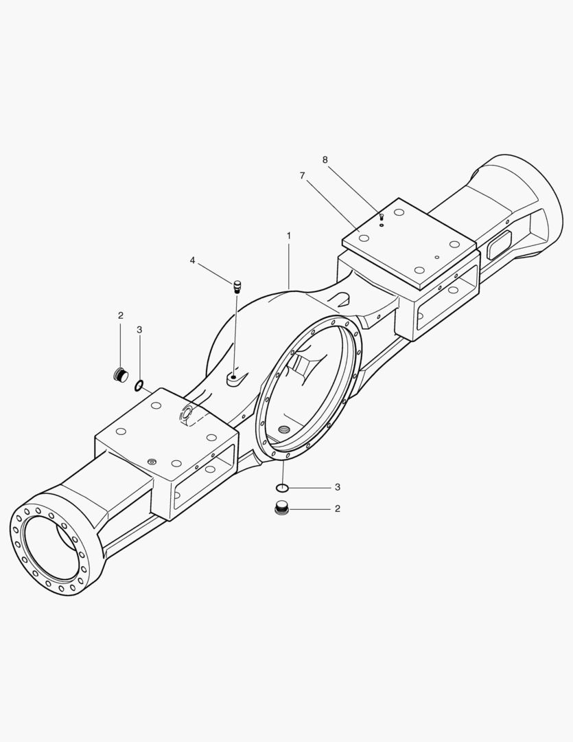 3320 FRONT AXLE