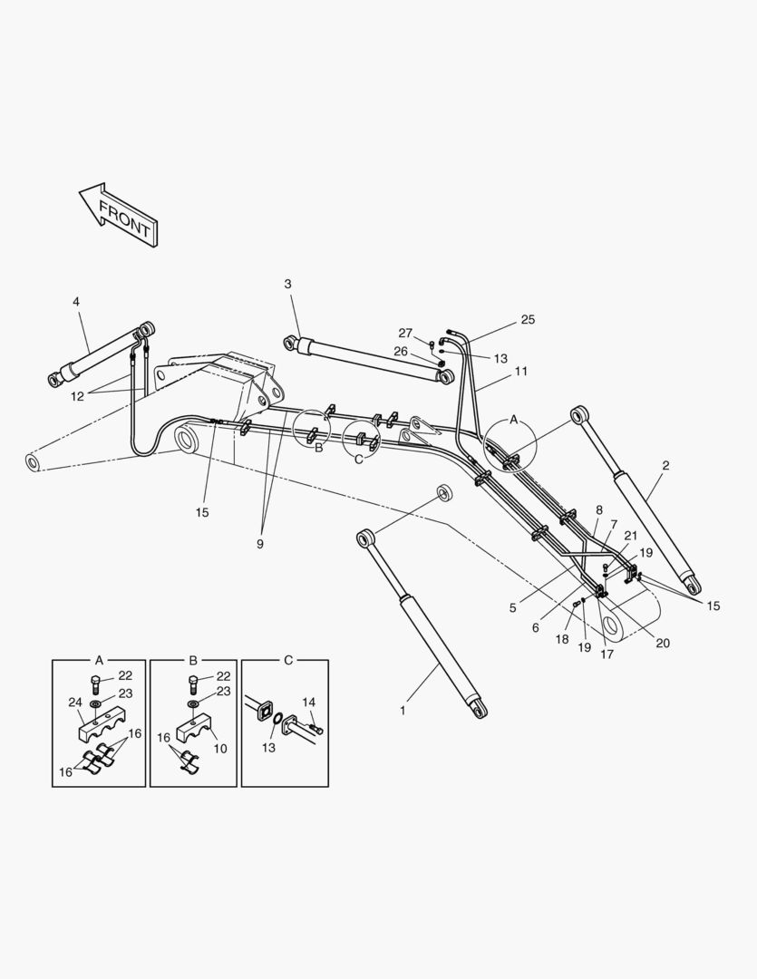 3130 FRONT PIPING
