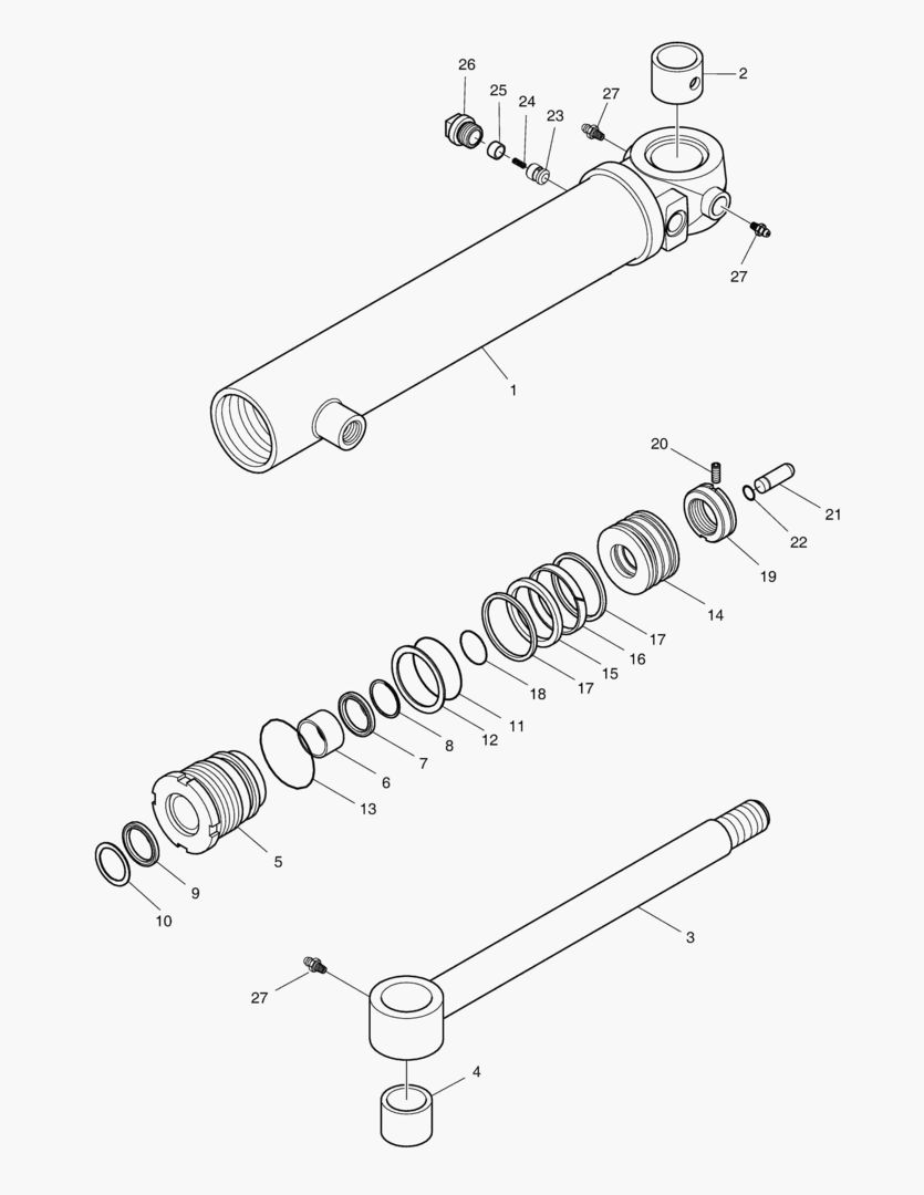 3690 STEERING CYLINDER [10001~10175]