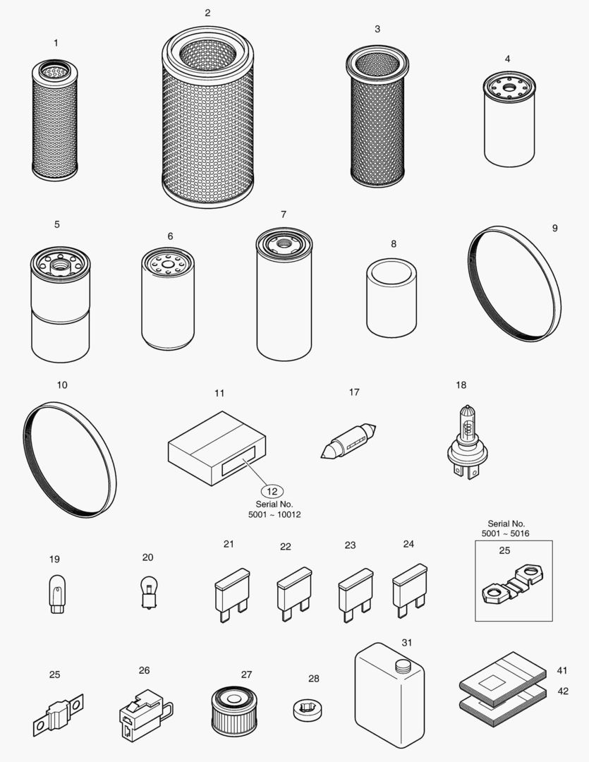 4110 SPARE PARTS