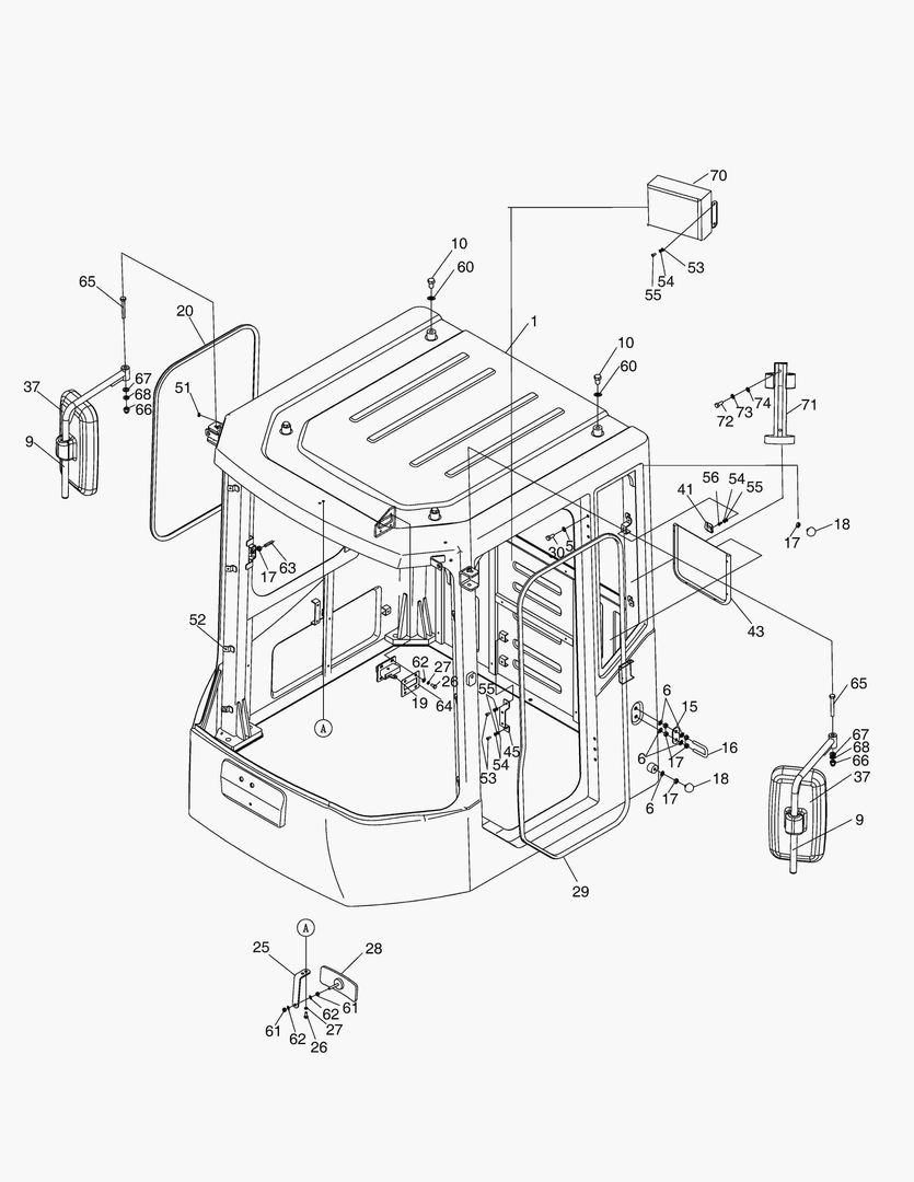 5310 CABIN(1) - BODY;ROPS