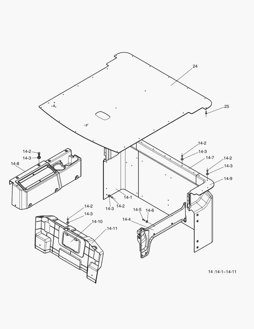 5310 CABIN(2)-INTERIOR SHEET;Mechanical&FanTINED GLASS [10006~]