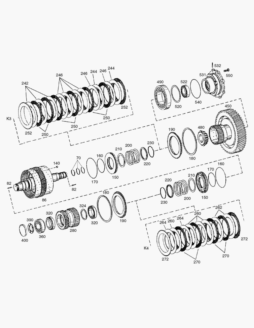 3161 CLUTCH-K4+K3(3) [1397~]