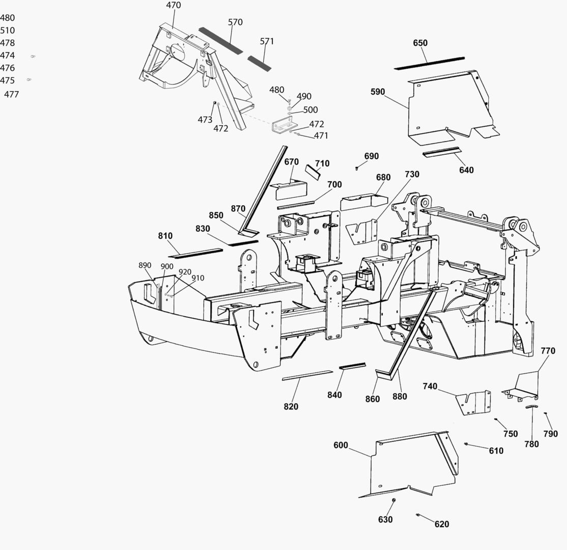 G240-4 FRONT FRAME