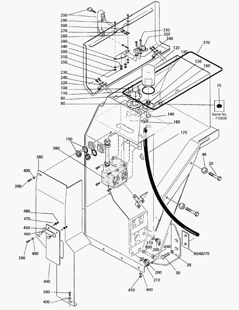 G200-2 HYDRAULIC TANK
