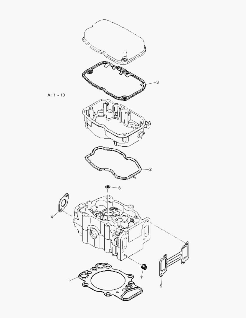 G010-58 GASKET KIT CYLINDER HEAD