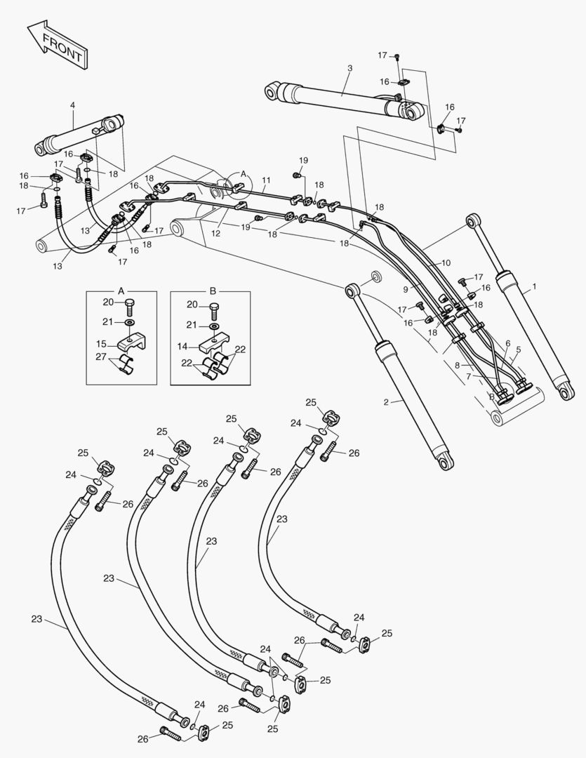 3130 FRONT PIPING