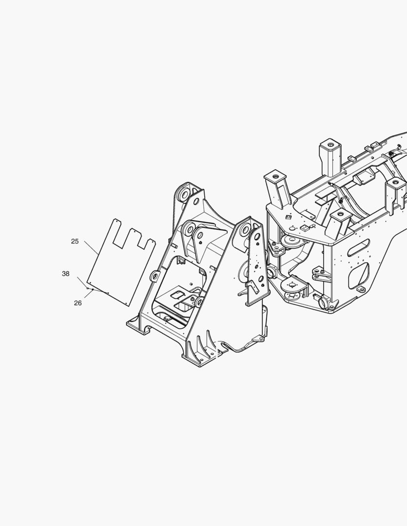 5380 END COVER FOR THE FRAME-3SP