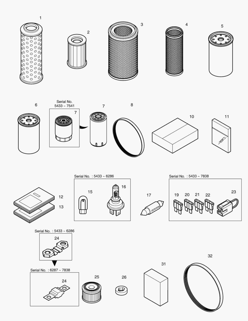5110 SPARE PARTS