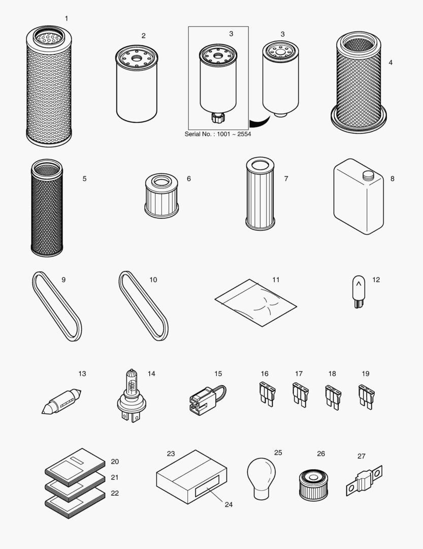 5110 SPARE PARTS