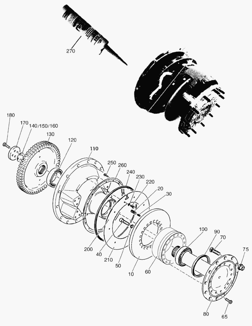 G090-10 WHEEL HUB AS; MT25