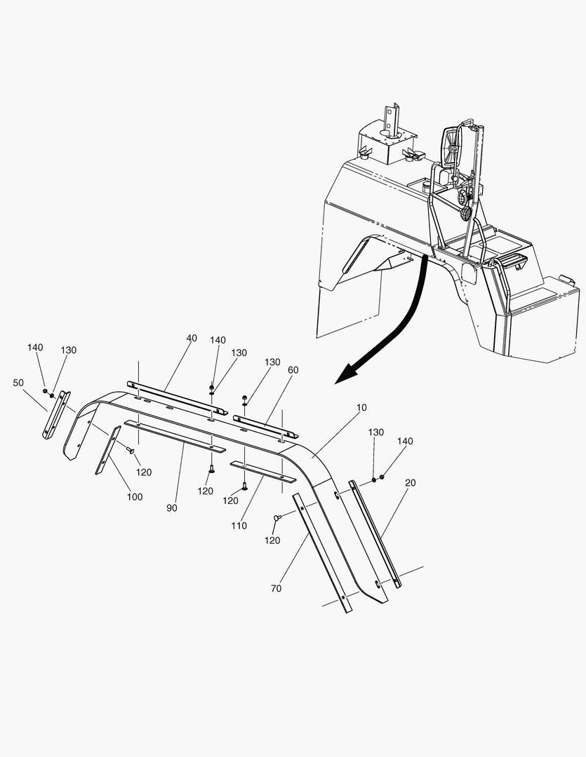 G061-30 MUD FLAPS EXTENSION SET
