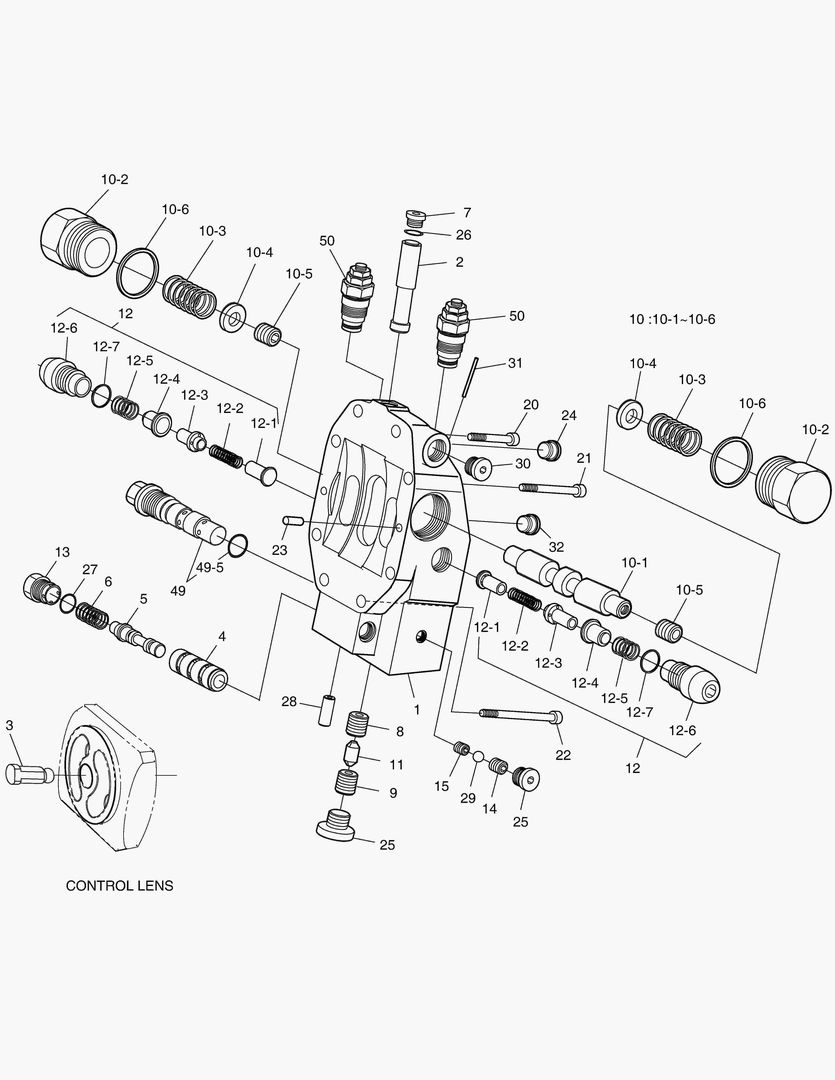 4180 TRAVEL MOTOR - CONTROL [5001~10214]