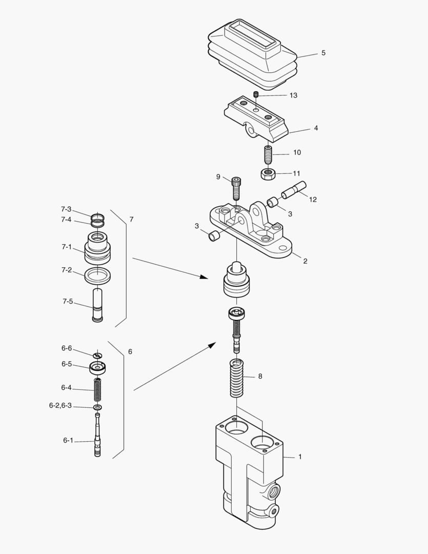 4350 PEDAL VALVE