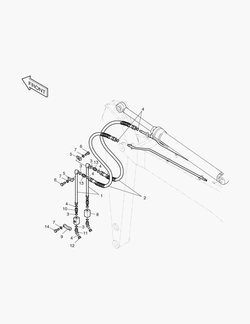6640 ARM PIPING-ARM 2.4m(ONE & TWO WAY) купить в СПб