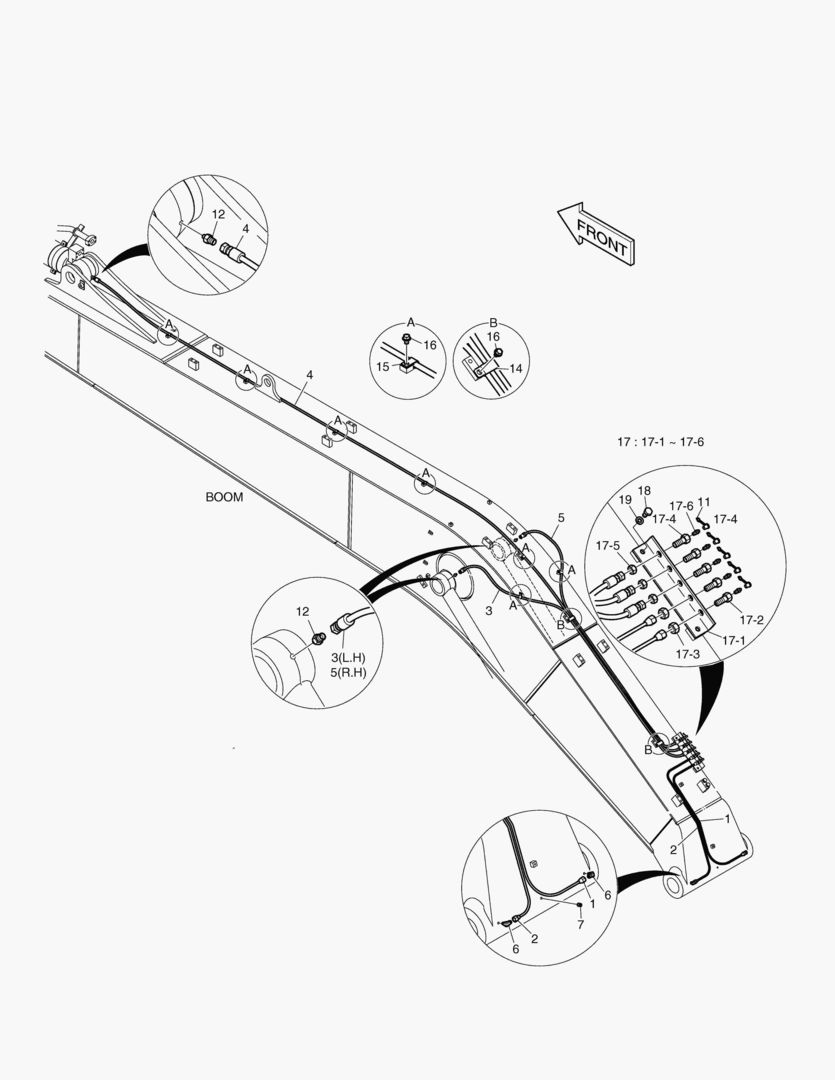 6801 LUBRICATION PIPING - BOOM 8.5m [40050~] купить в СПб