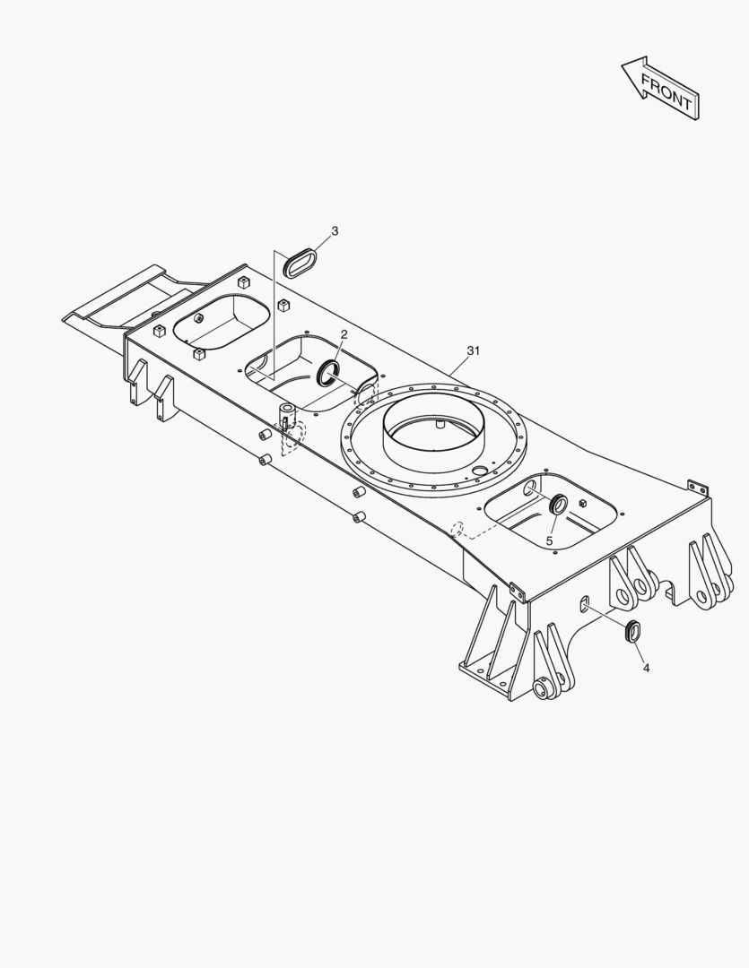 2106 CHASSIS FRAME - NEW AXLE [7112~] купить в СПб