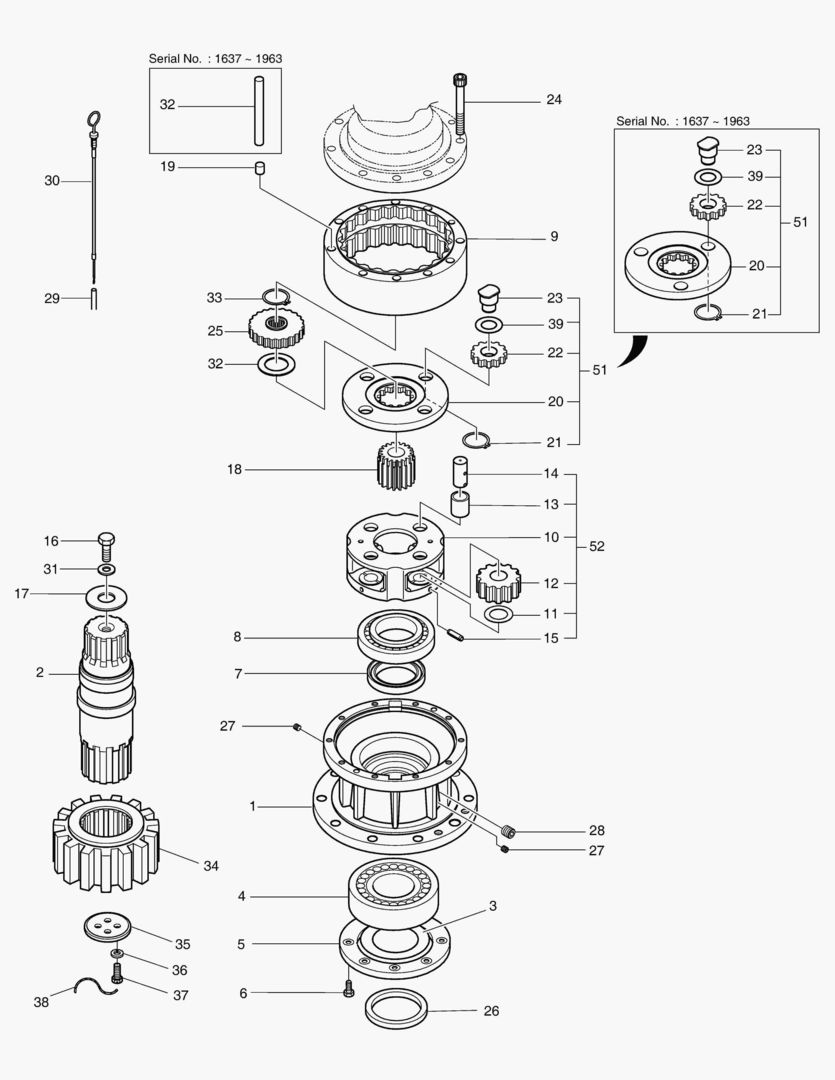 4151 SWING REDUCTION GEAR [1637~] купить в СПб