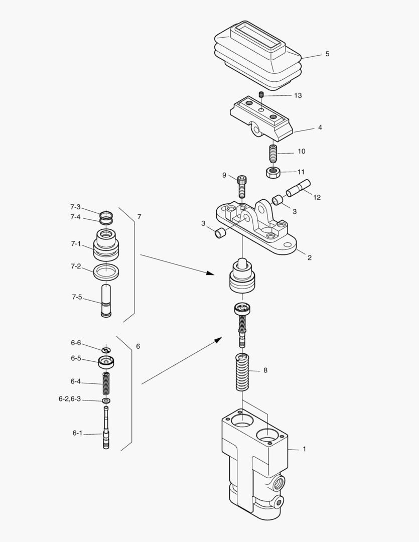 4185 PEDAL VALVE-BREAKER [1097~]