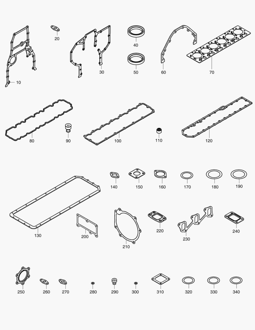 034 OVER HAUL GASKET KIT - ALL купить в СПб
