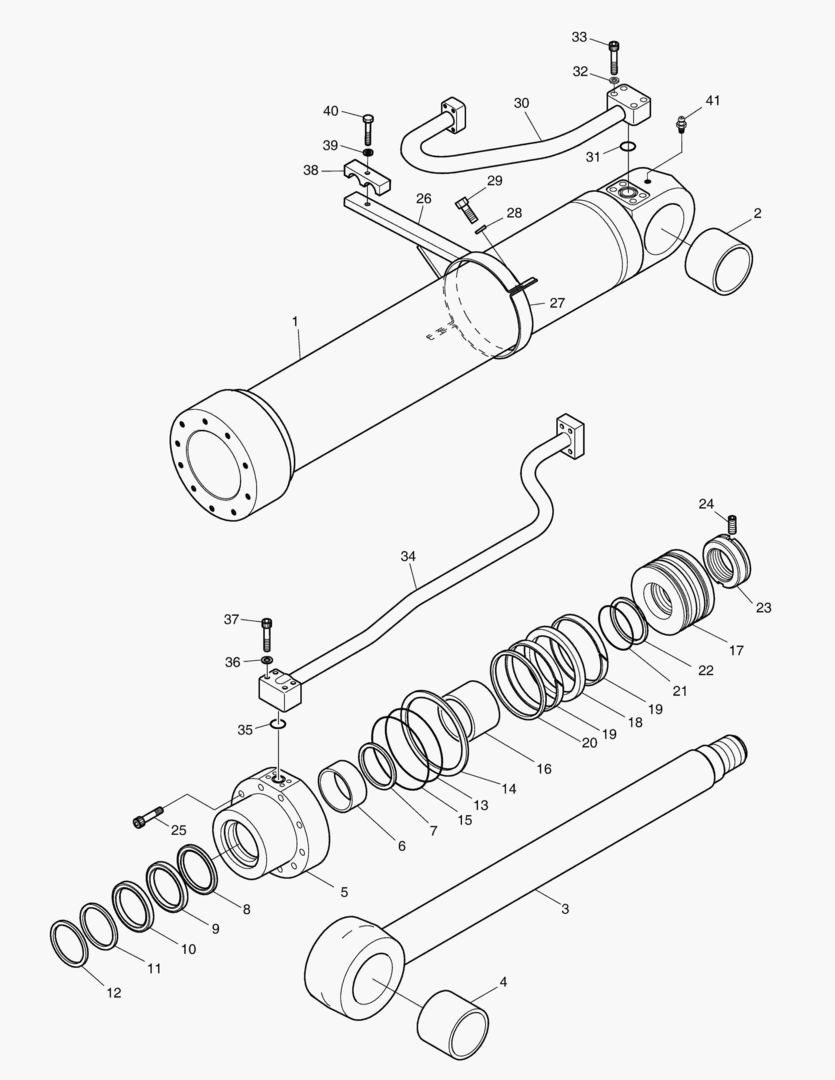 4460 BOOM CYLINDER - R.H.(ARTI) [5001~5183] купить в СПб