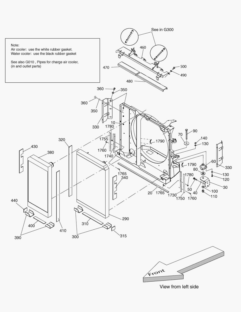 G040-10 RADIATOR SHELL ASS`Y купить в СПб