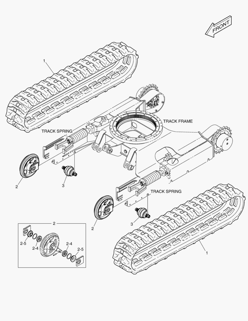 РЕЗИНОВАЯ ГУСЕНИЦА - 300 мм
