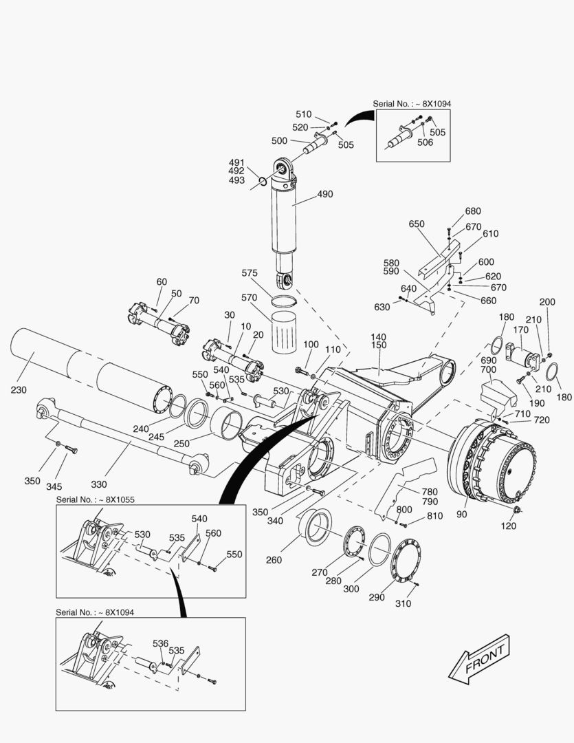 G250-10 FRONT AXLE SUSPENSION купить в СПб