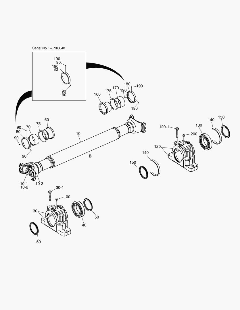 G110-8 INTERMEDIATE SHAFTS
