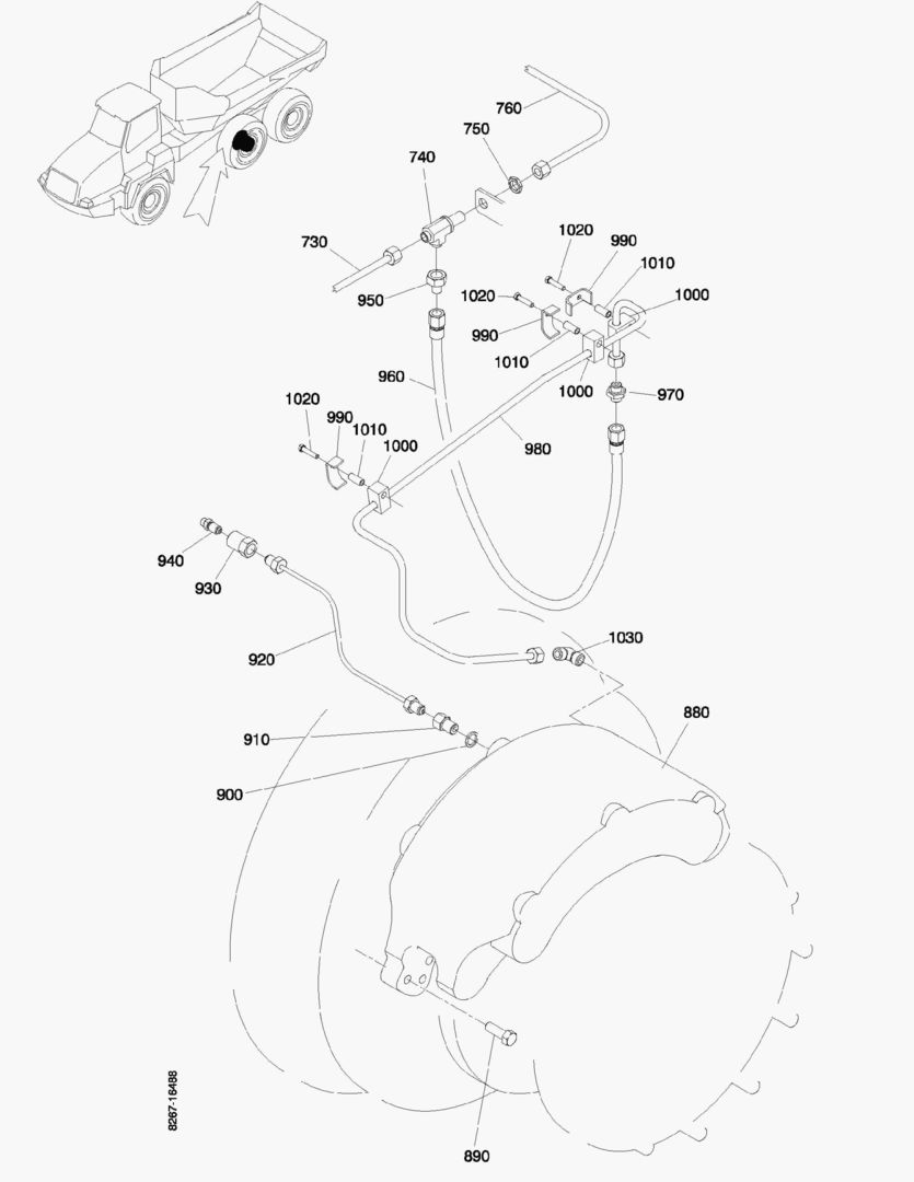 G160-10 CALIPER LH; FRONT TANDEM. [710002~710044]