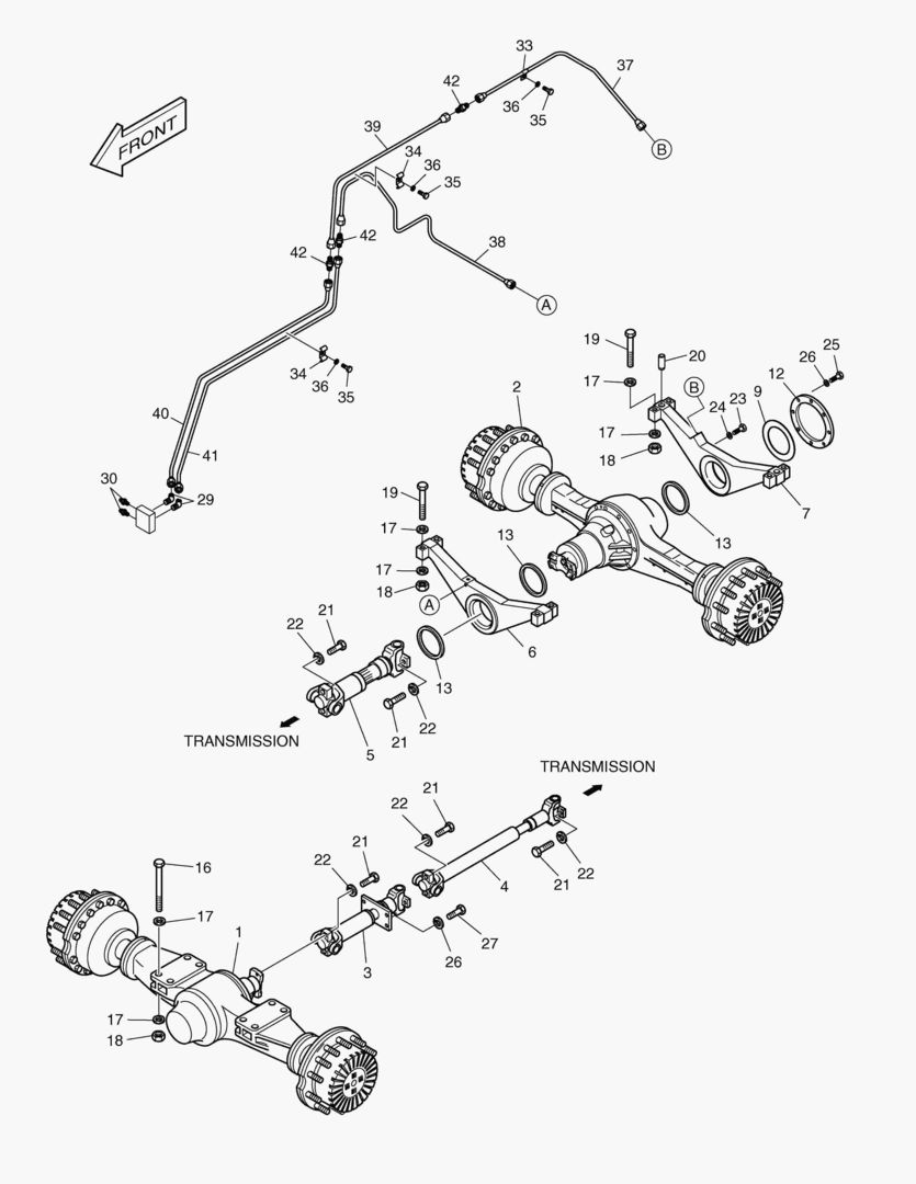 1160 AXLE & DRIVE SHAFT-SUPER MAX. TRAC купить в СПб
