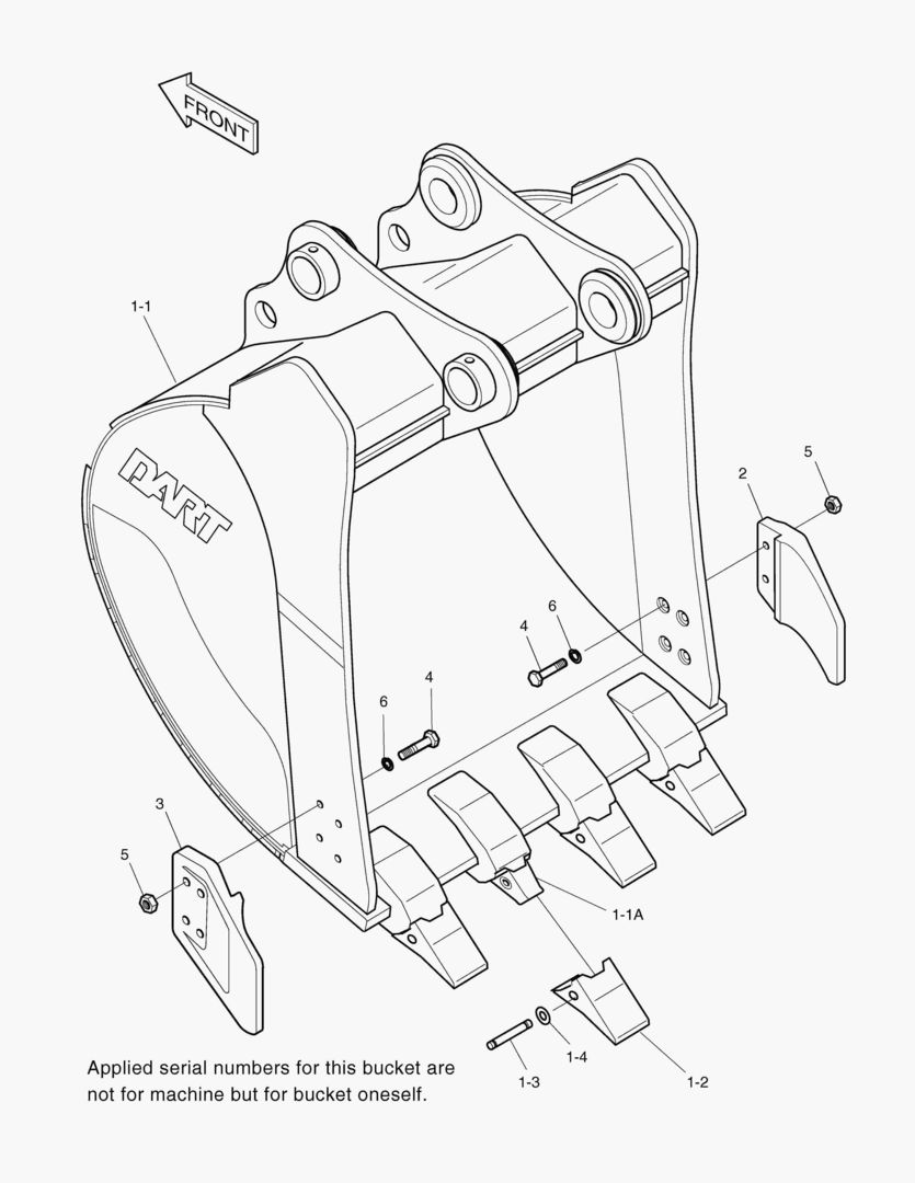 6390 BUCKET-0.38гЋҐ(30`)-SIDE PIN купить в СПб