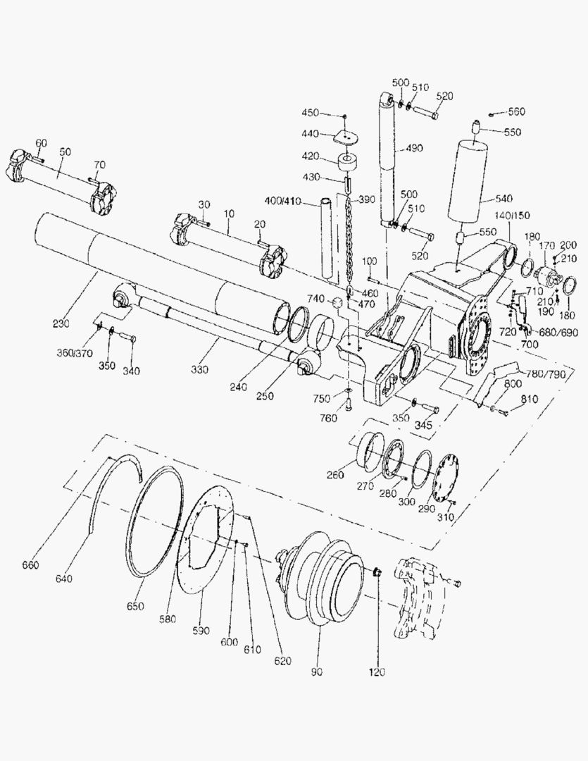 G250-6 FRONT AXLE SUSPENSION [810002~810052] купить в СПб