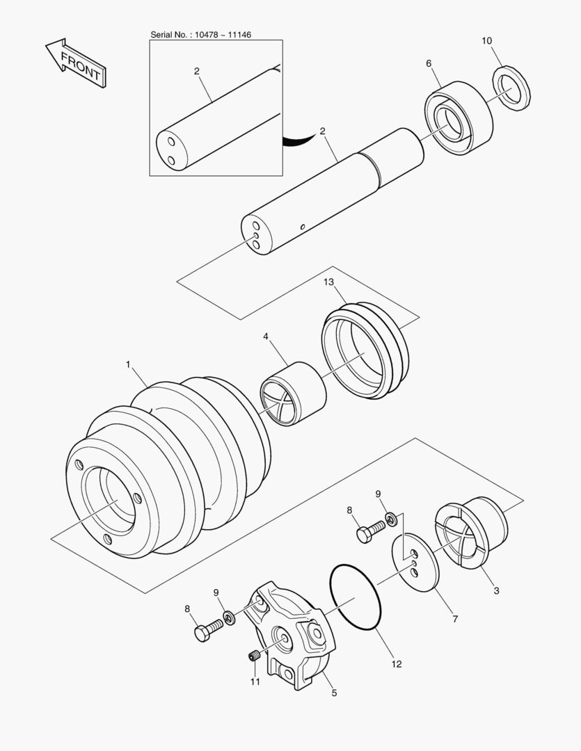 2131 UPPER ROLLER [10478~]