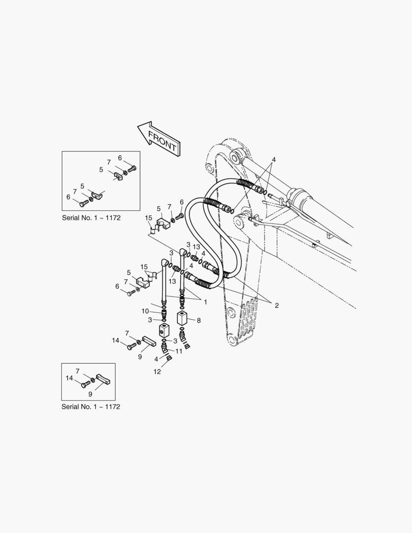 6670 ARM PIPING-ARM 2.0m(ONE & TWO WAY) купить в СПб