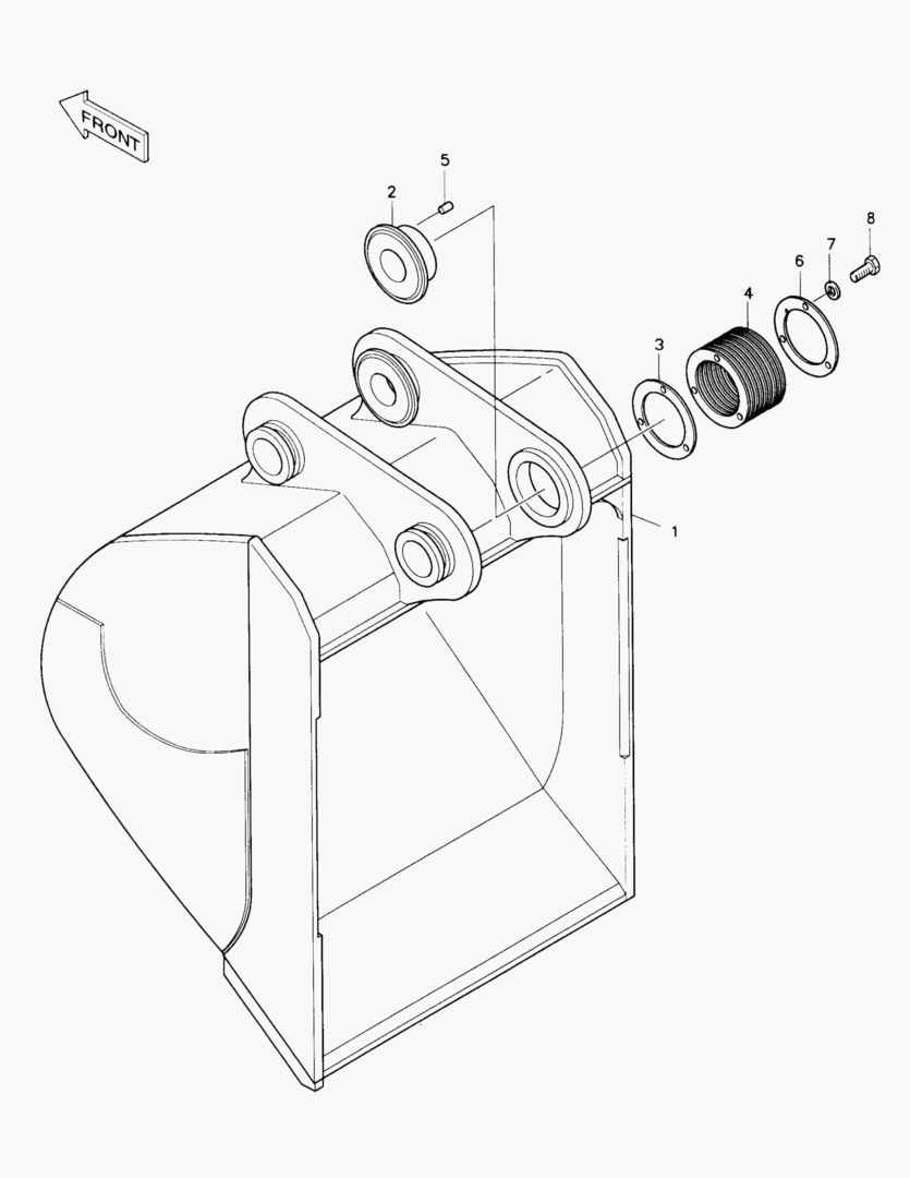 5179 BUCKET-1.3MВі-WITHOUT TOOTH