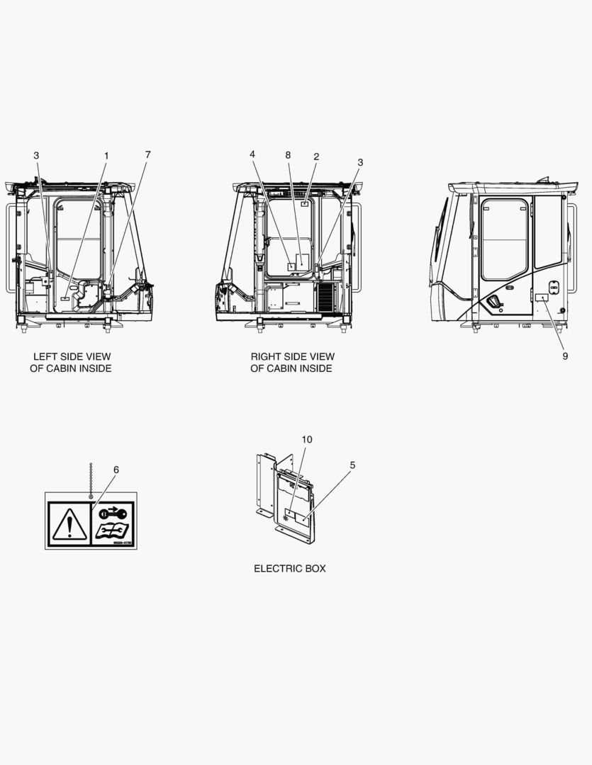 4230 DECAL - CABIN(EUROPE) [10001~10120]