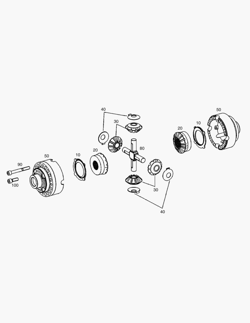 4570 DIFFERENTIAL GEAR - FRONT AXLE [5001~5195] купить в СПб
