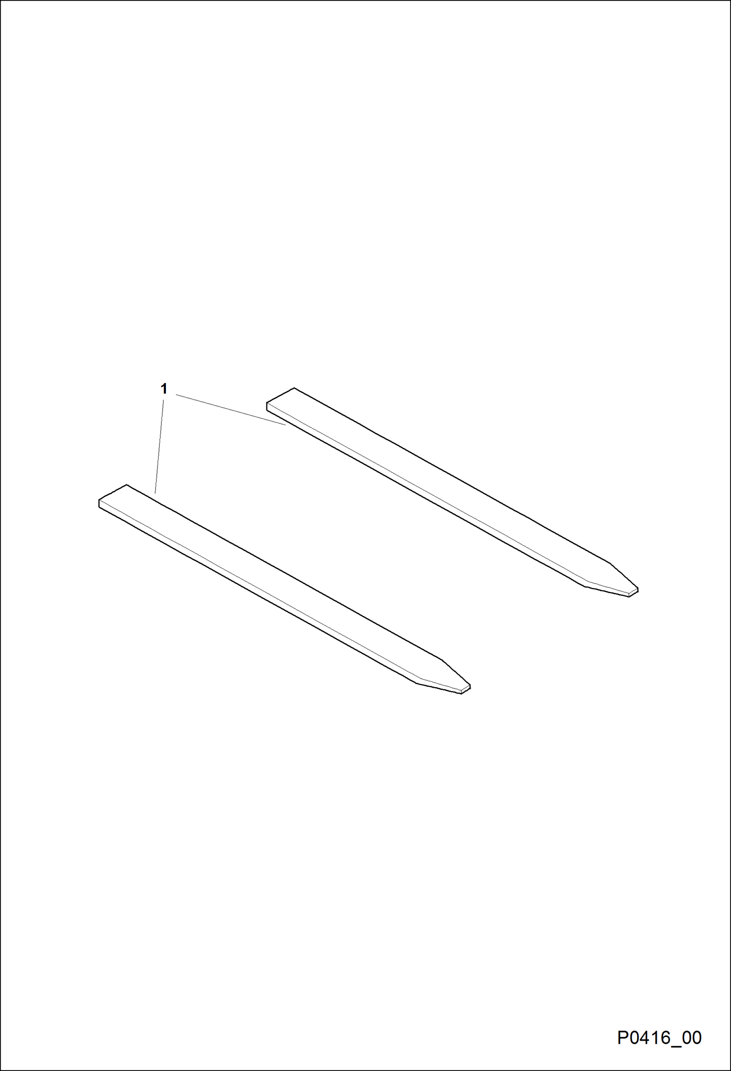 УДЛИНИТЕЛЬ ВИЛ L1900 5.0T (2PCS) (BUD1190)