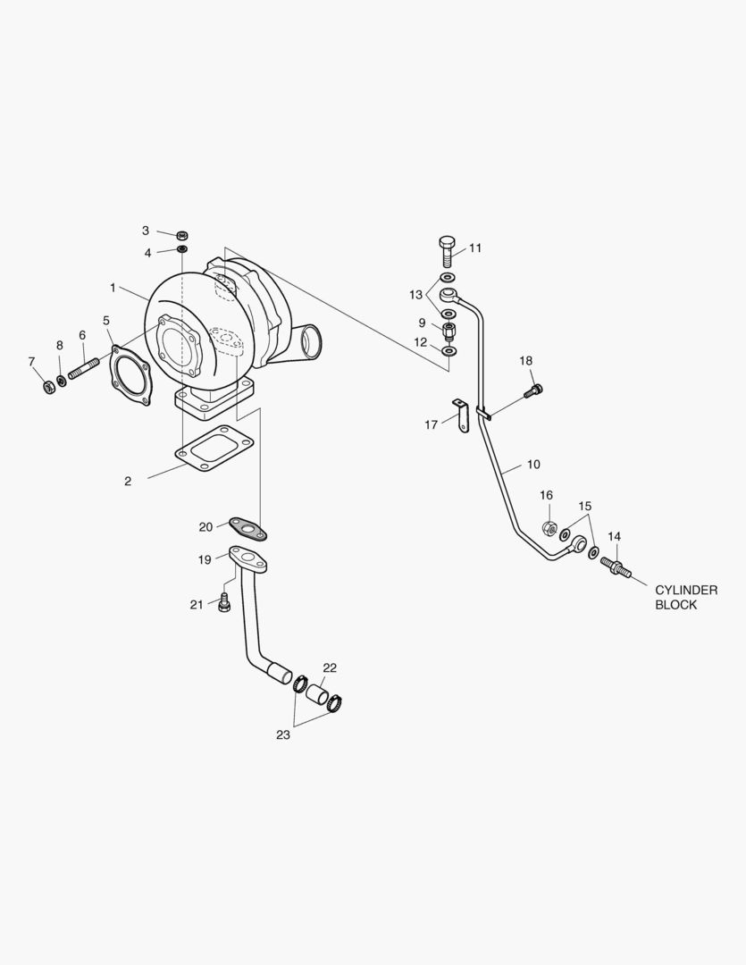 014 TURBO CHARGER & OIL PIPE купить в СПб