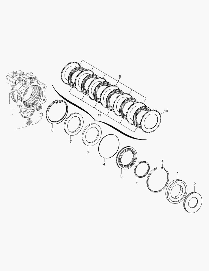 6865 1ST GEAR CLUTCH - TRANSMISSION(2HL70) [366~] купить в СПб