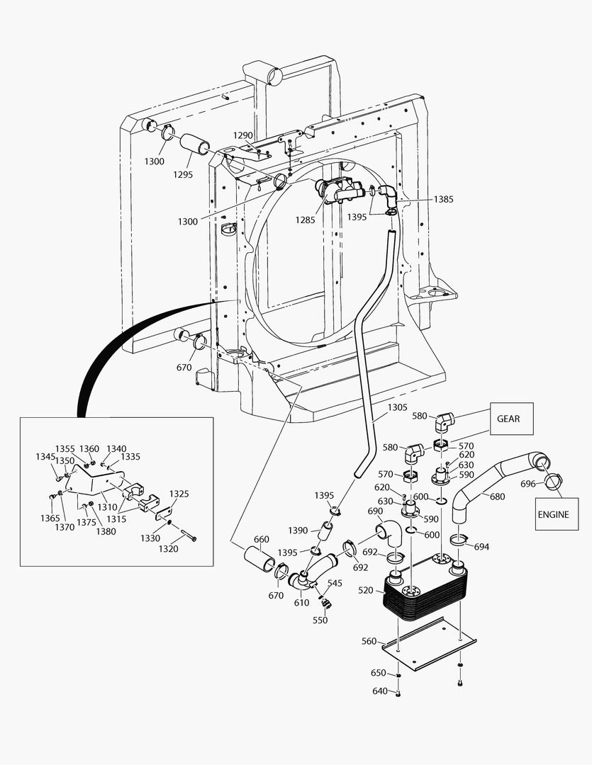 G040-31 TRANSMISSION COOLER [7X1146 ~]