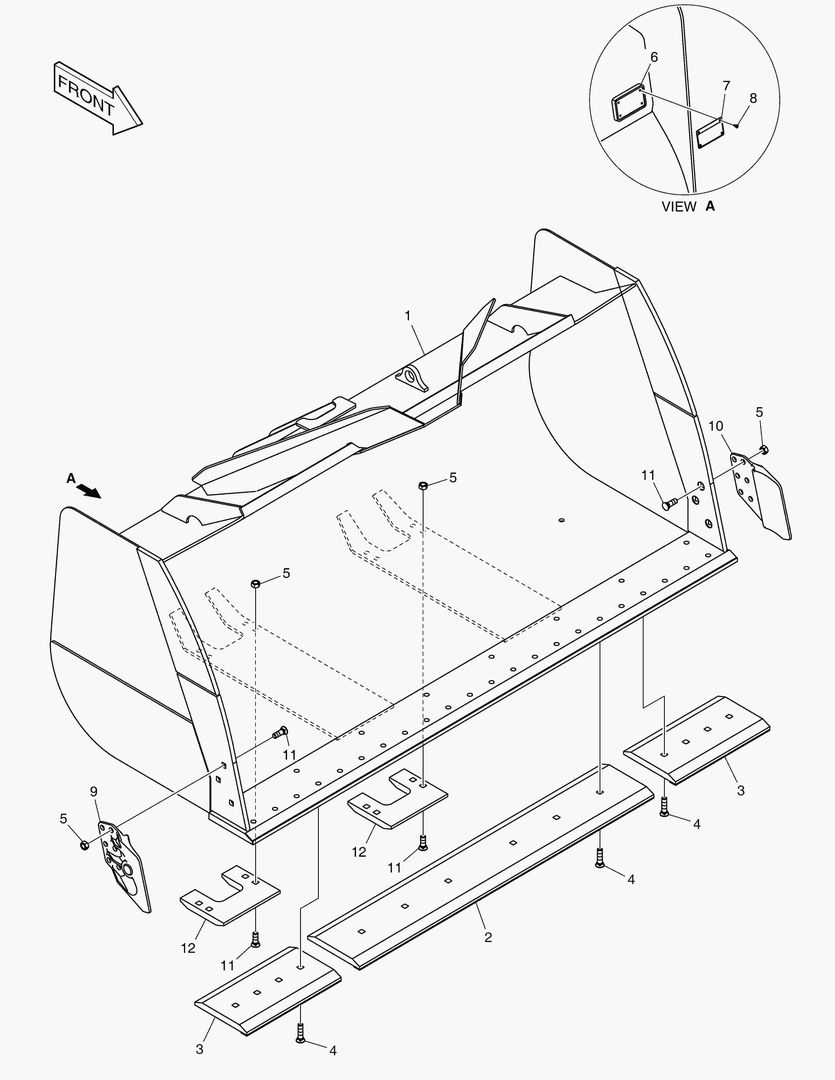 5710 BUCKET - 4.7гЋҐ CUTTING EDGE(WC.MH)