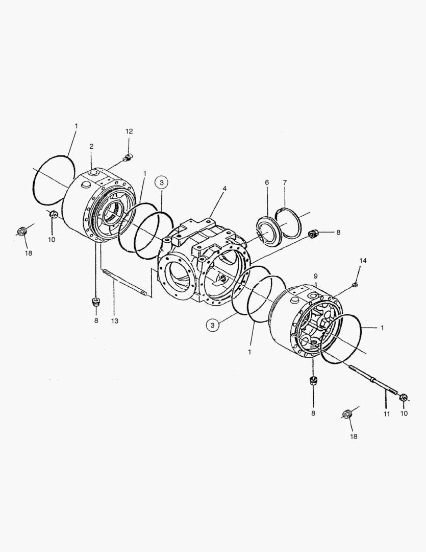 4420 REAR AXLE(1) [5001~7111]