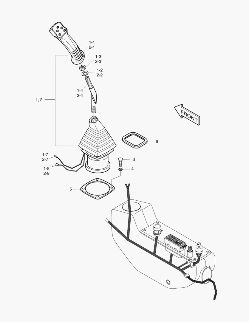 6370 REMOCON VALVE MOUNTING-5 SWITCH [1096~]