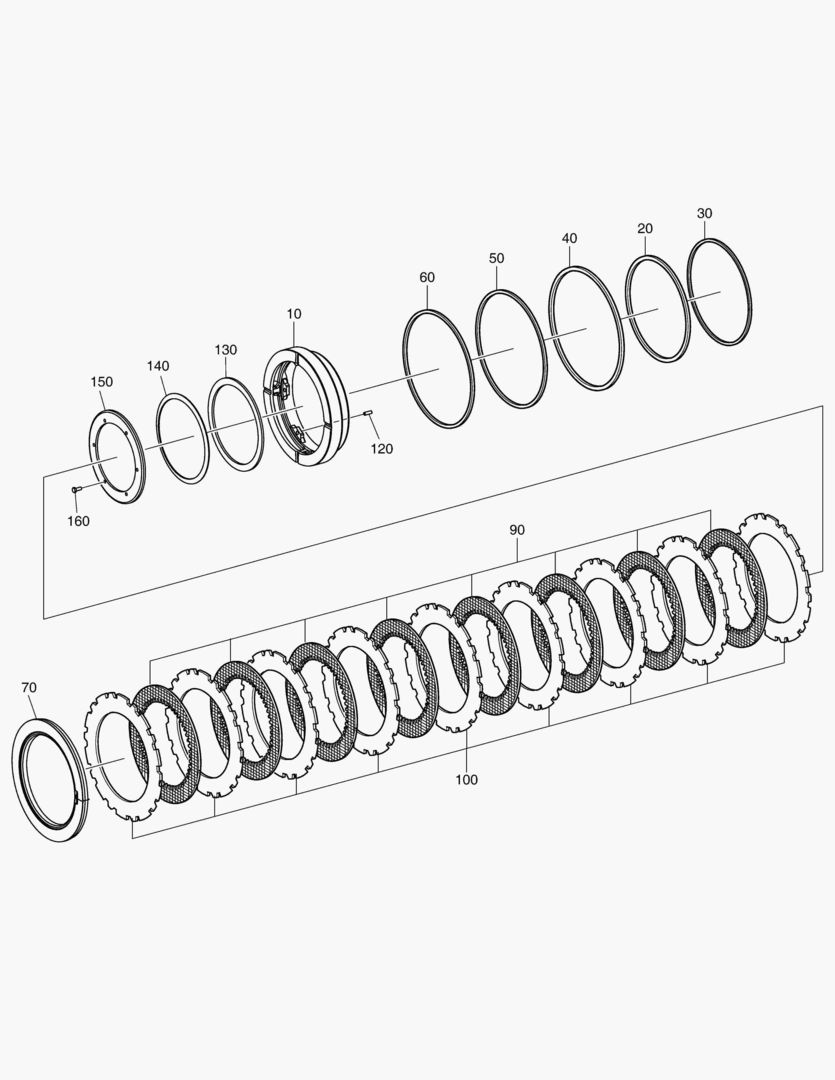 3341 BRAKE - FRONT AXLE [10140~] купить в СПб