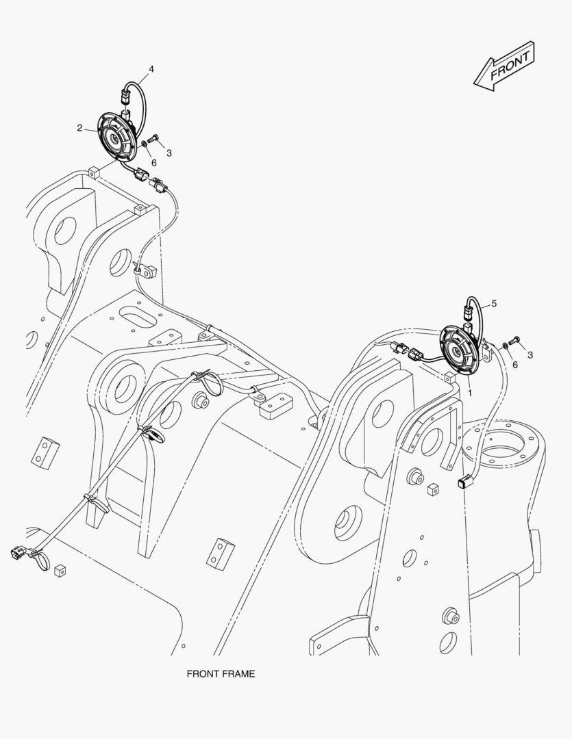 5330 ELECTRIC PARTS - FRONT(EUROPE)