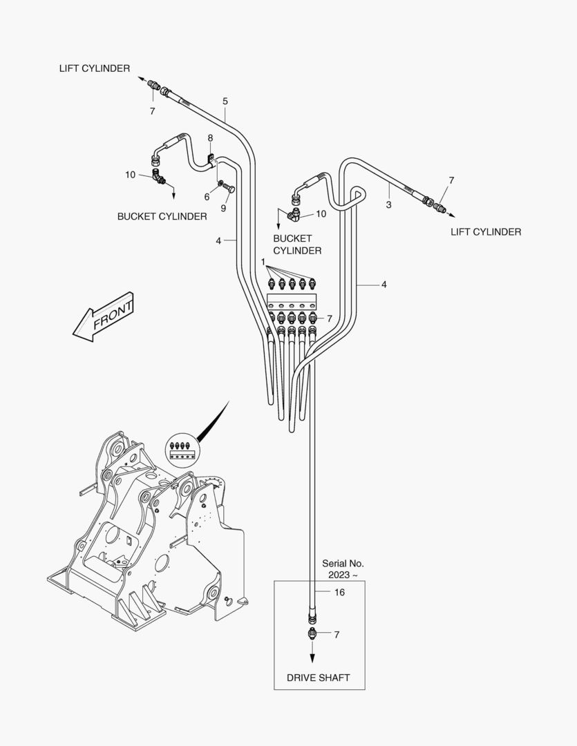 1220 GREASE PIPING [2001~2034] купить в СПб