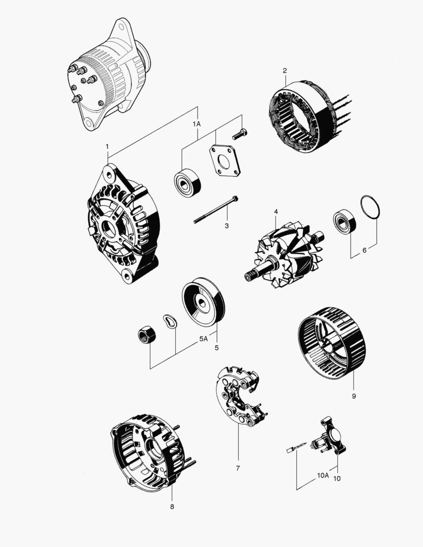 1675 ALTERNATOR [1001~1027] купить в СПб